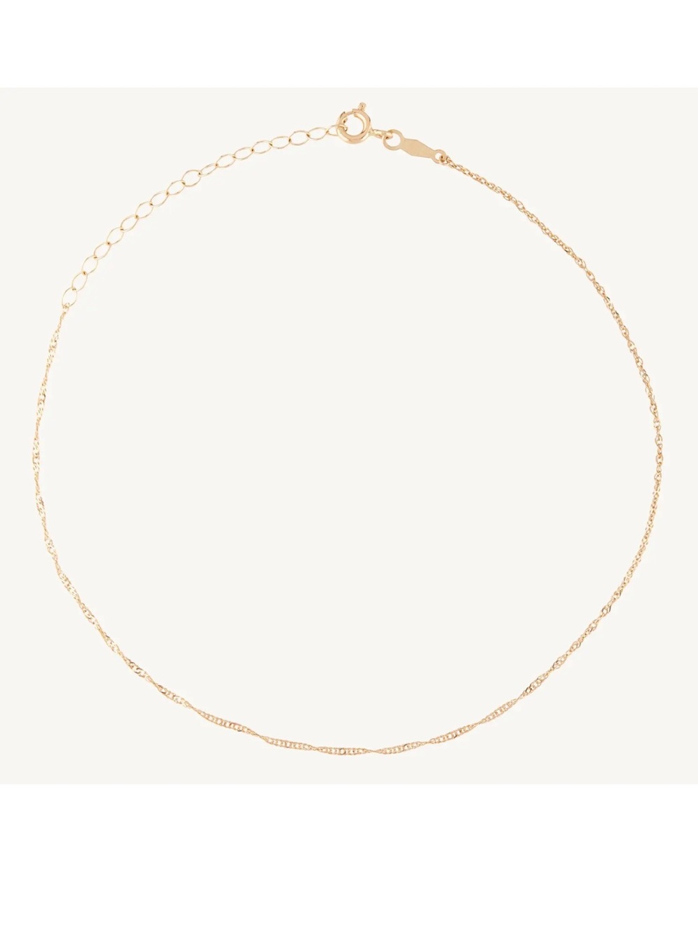 Catbird Sweet Nothing Gold Anklet 14k